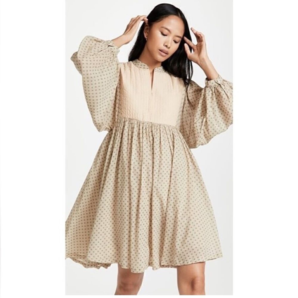 Closed Sezane Style Quilted Puff Romantic Liara Dress XXS-S